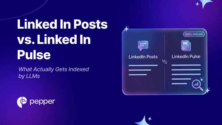Linked In Posts vs. Linked In Pulse