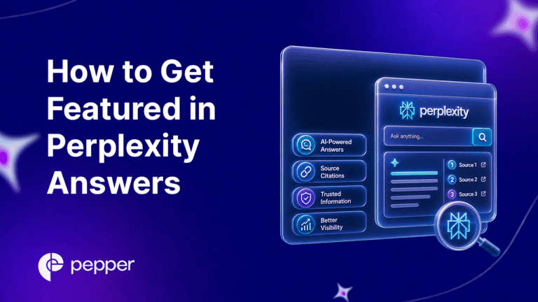 How to get featured in Perplexity Answers