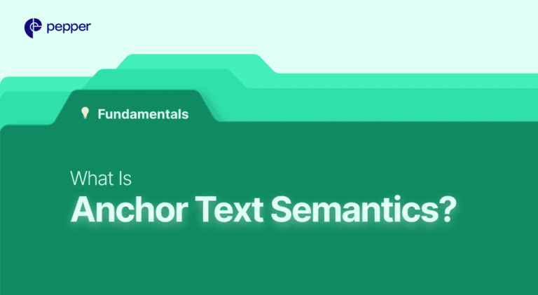 Anchor Text Semantics